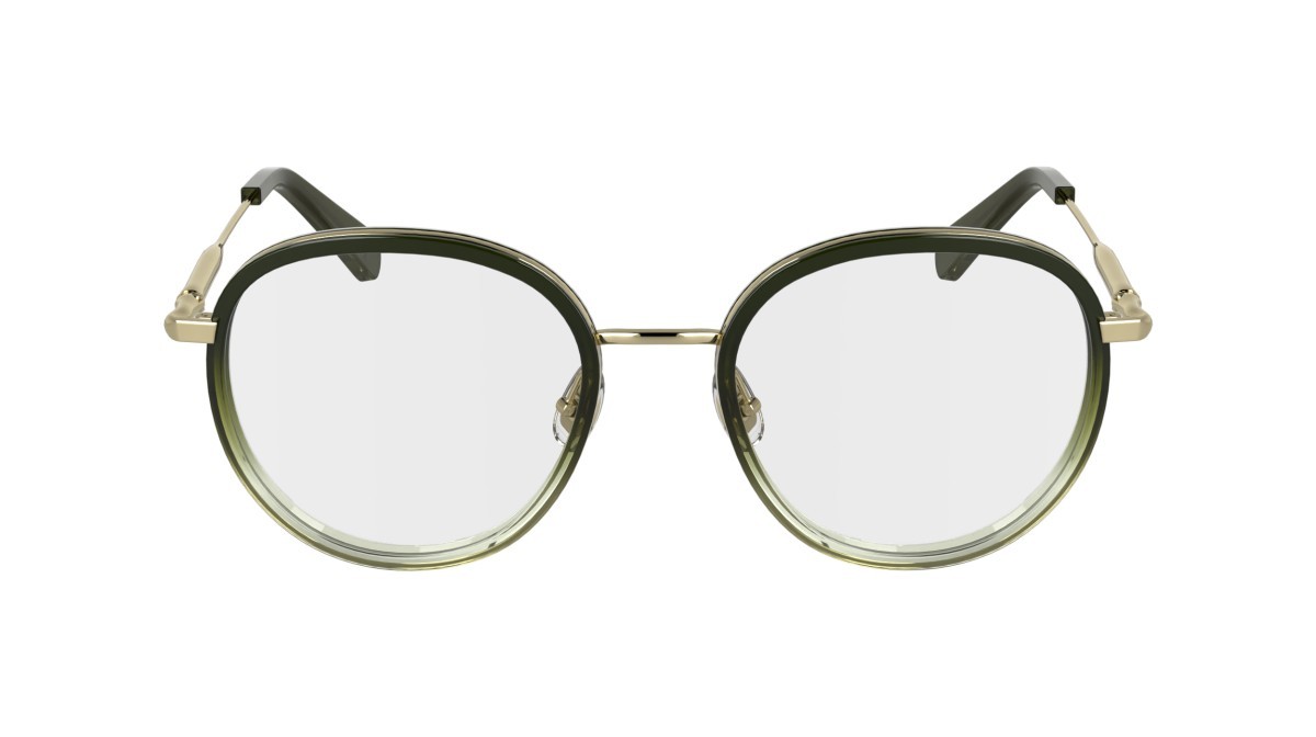 Occhiali da vista Longchamp LO2168 (711) colore gold/gradient green forma rotondo lenti color 3