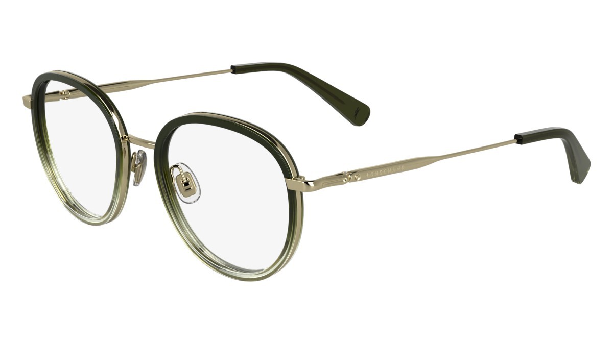 Occhiali da vista Longchamp LO2168 (711) colore gold/gradient green forma rotondo lenti color 3