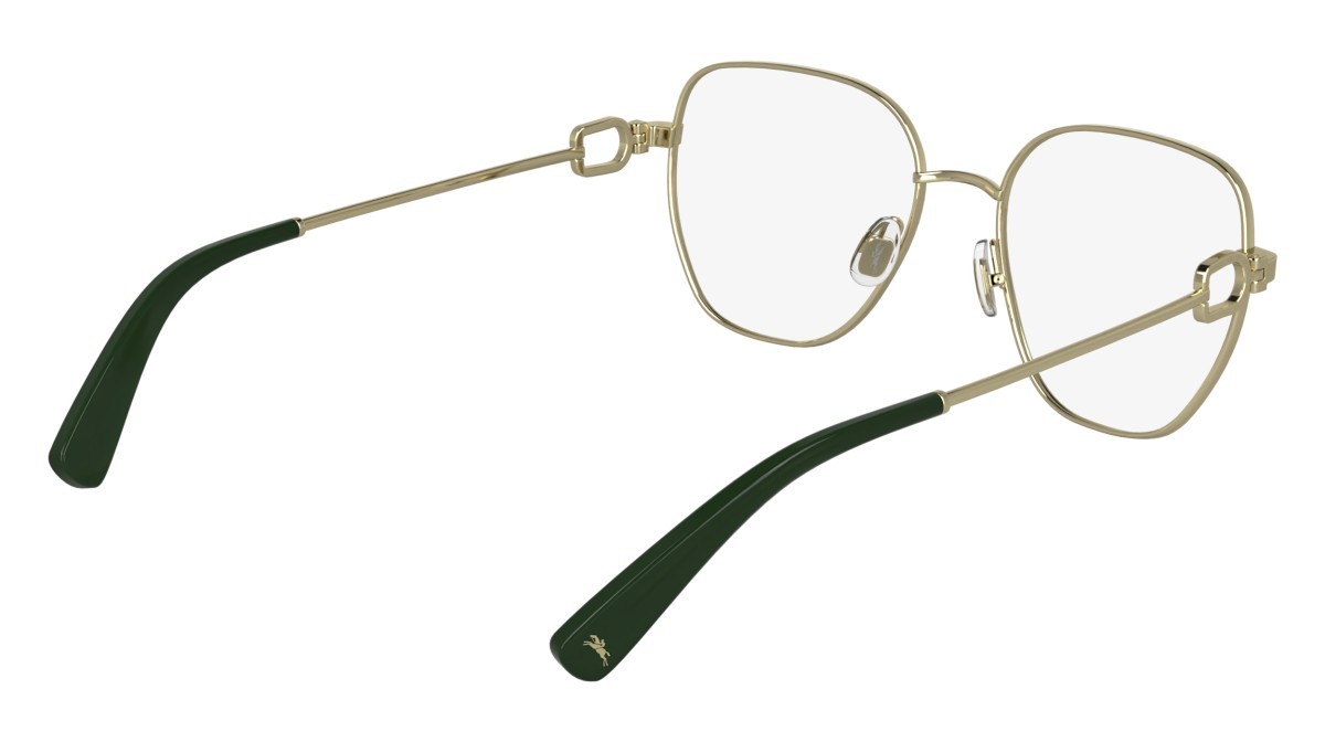 Eyeglasses Longchamp LO2169 (714) color gold shape rectangle lenses color 2
