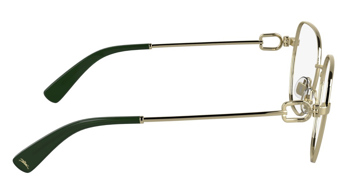 Eyeglasses Longchamp LO2169 (714) color gold shape rectangle lenses color 2
