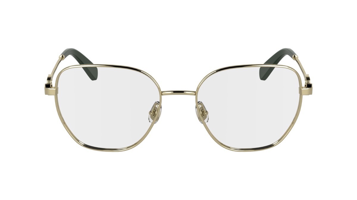 Eyeglasses Longchamp LO2169 (714) color gold shape rectangle lenses color 2
