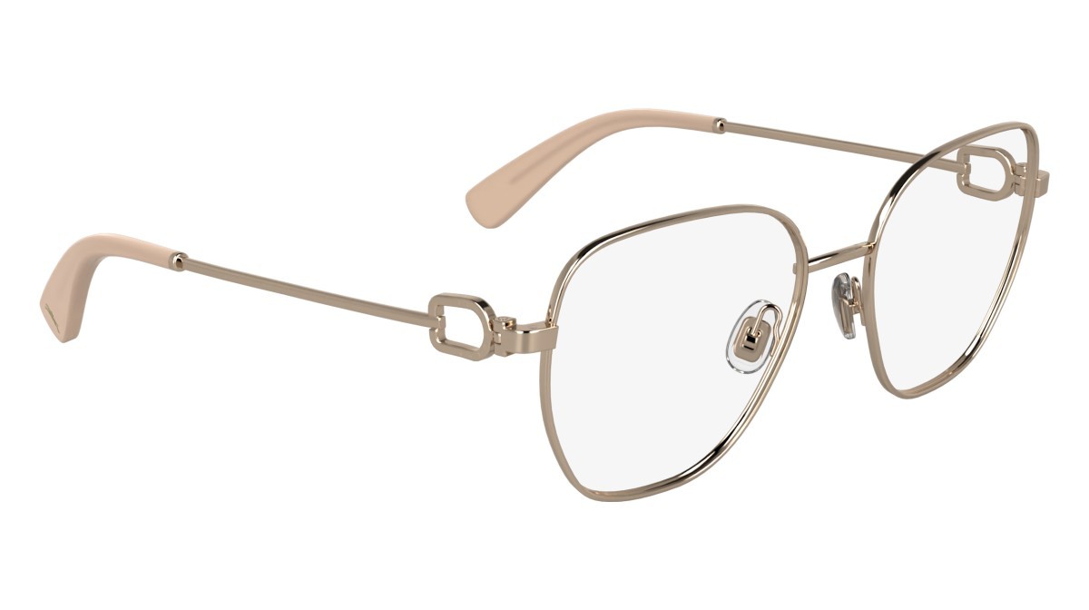 Eyeglasses Longchamp LO2169 (770) color rose gold shape rectangle lenses color 4