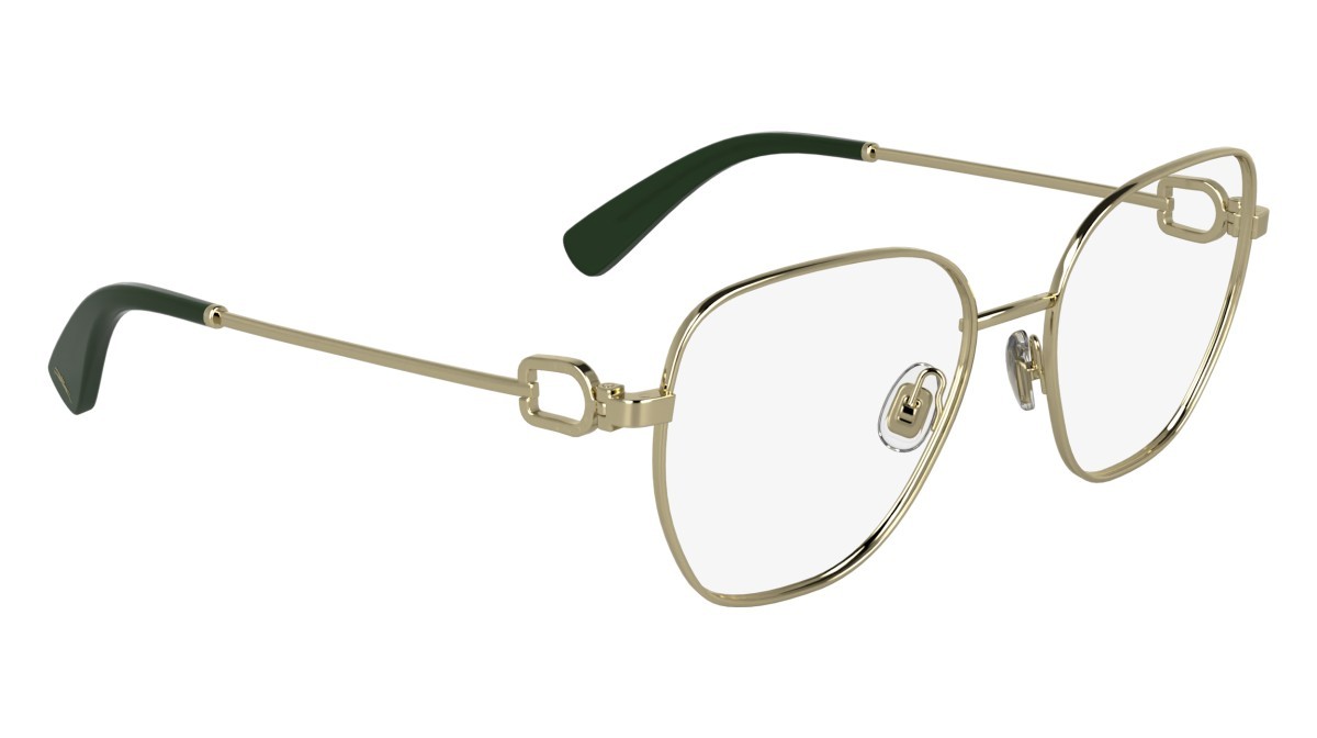 Eyeglasses Longchamp LO2169 N (714) color gold shape rectangle 