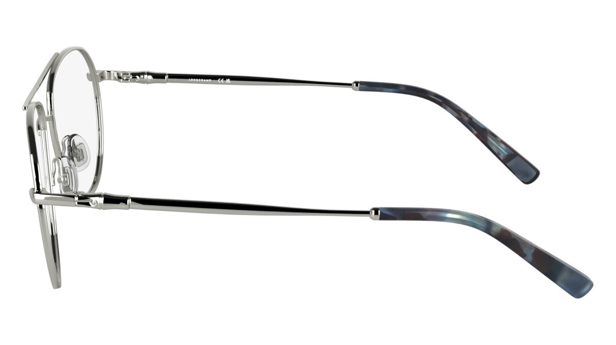 Occhiali da vista Longchamp LO2171 (040) colore silver forma aviator lenti colore - 2