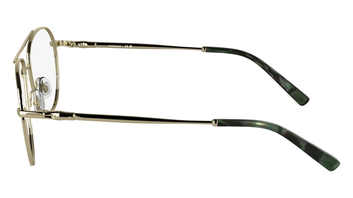 Occhiali da vista Longchamp LO2171 (714) colore gold forma aviator lenti colore - 3