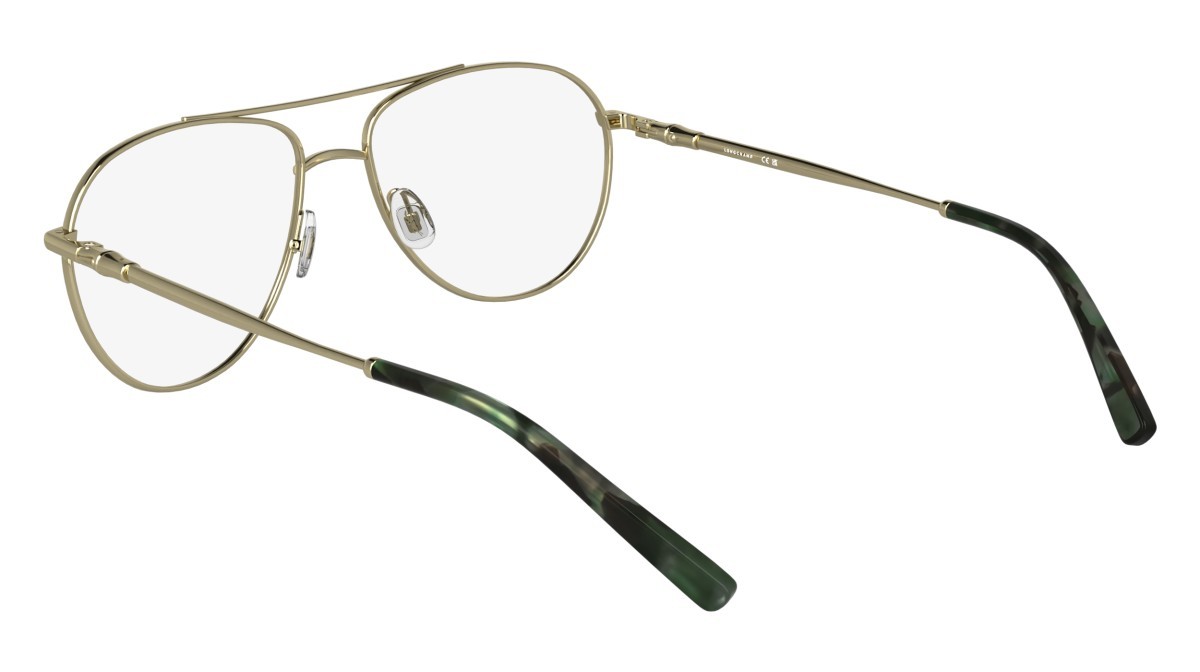 Occhiali da vista Longchamp LO2171 (714) colore gold forma aviator lenti colore - 3