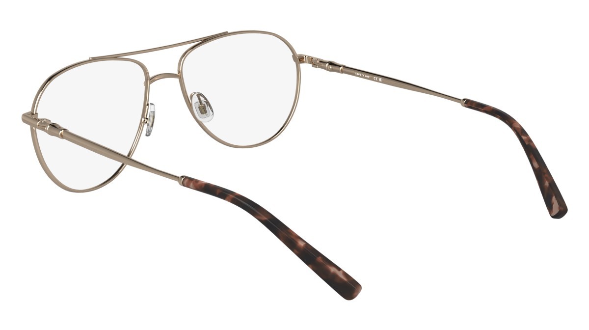 Occhiali da vista Longchamp LO2171 N (770) colore rose gold forma aviator 