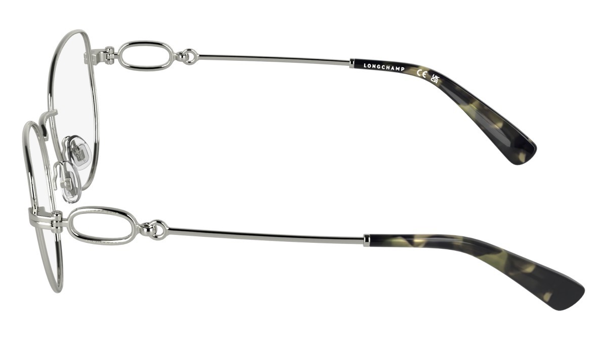 Occhiali da vista Longchamp LO2180 (040) colore silver forma farfalla 