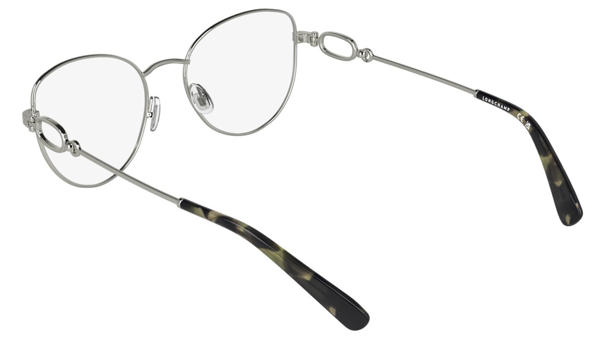 Occhiali da vista Longchamp LO2180 (040) colore silver forma farfalla 