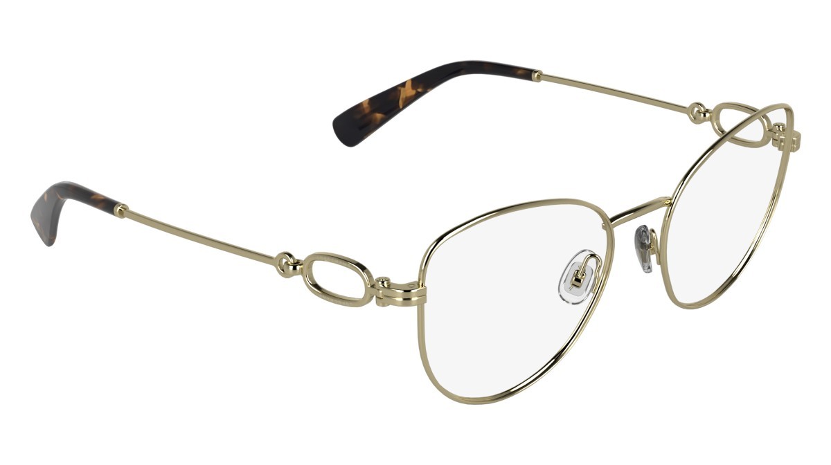 Occhiali da vista Longchamp LO2180 (714) colore gold forma farfalla 