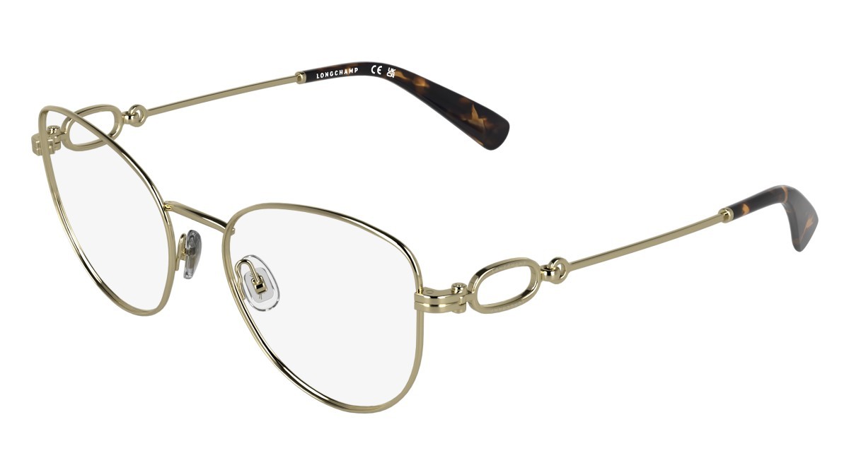 Occhiali da vista Longchamp LO2180 (714) colore gold forma farfalla 