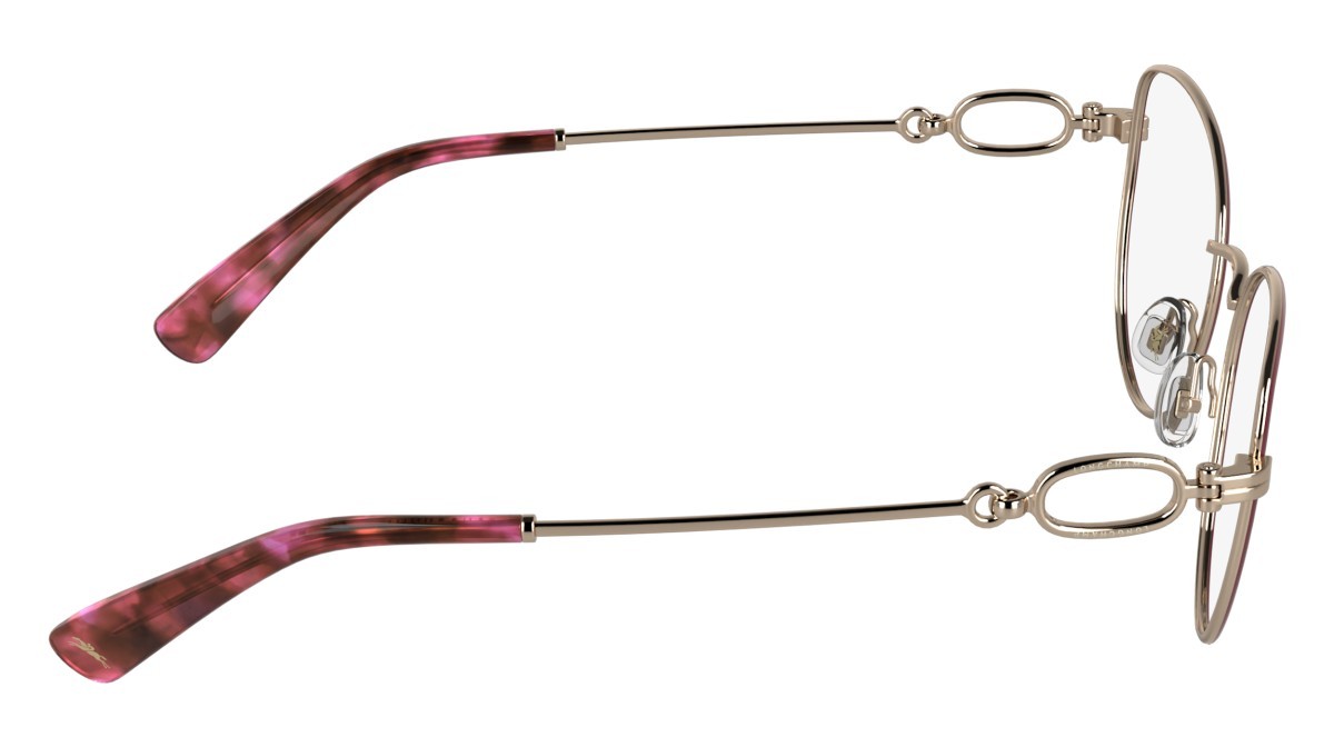 Occhiali da vista Longchamp LO2180 (770) colore rose gold forma farfalla 