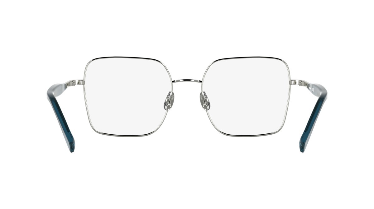 Occhiali da vista Longchamp LO2181 (046) colore silver/petrol forma rettangolare 