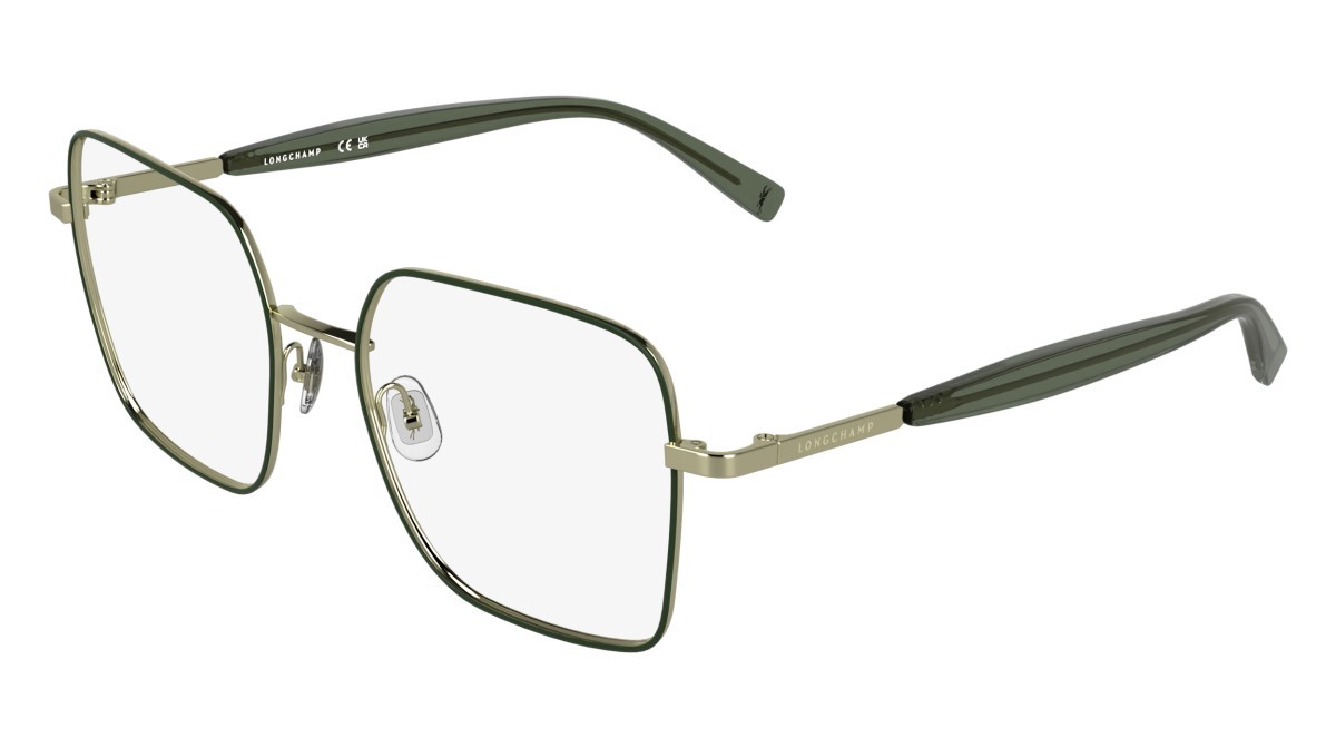 Occhiali da vista Longchamp LO2181 (319) colore khaki forma rettangolare 
