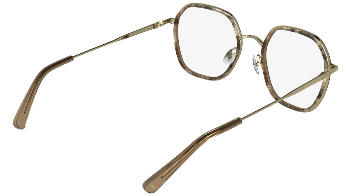 Occhiali da vista Longchamp LO2183 (254) colore marble brown beige forma rettangolare 