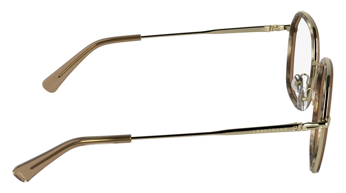 Occhiali da vista Longchamp LO2183 (254) colore marble brown beige forma rettangolare 