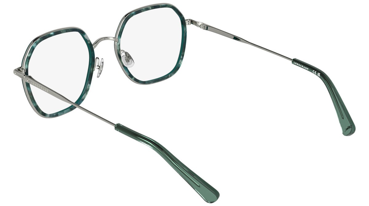 Occhiali da vista Longchamp LO2183 (428) colore marble petrol forma rettangolare 