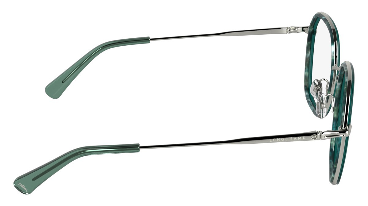Occhiali da vista Longchamp LO2183 (428) colore marble petrol forma rettangolare 