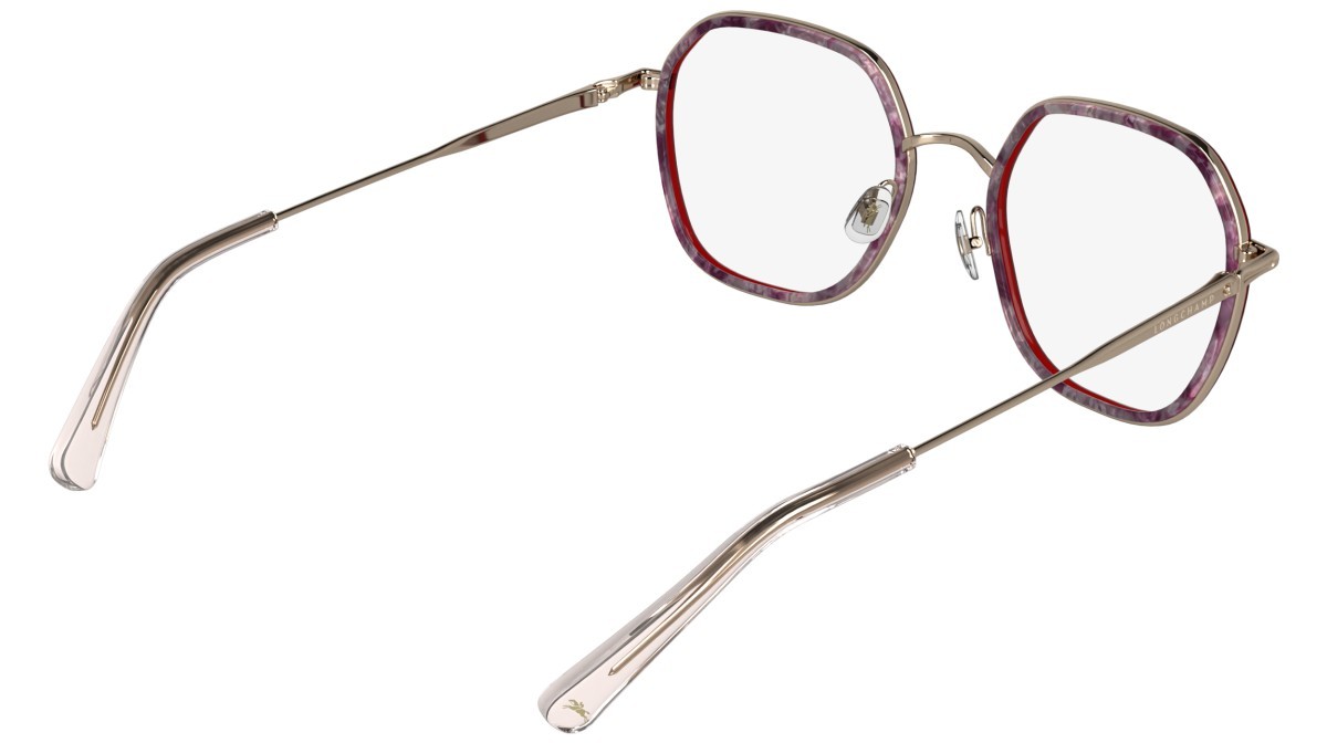 Occhiali da vista Longchamp LO2183 (641) colore marble red forma rettangolare 