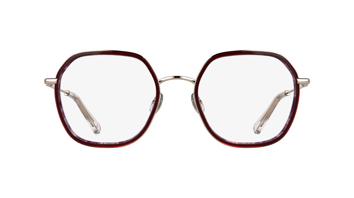 Occhiali da vista Longchamp LO2183 (641) colore marble red forma rettangolare 