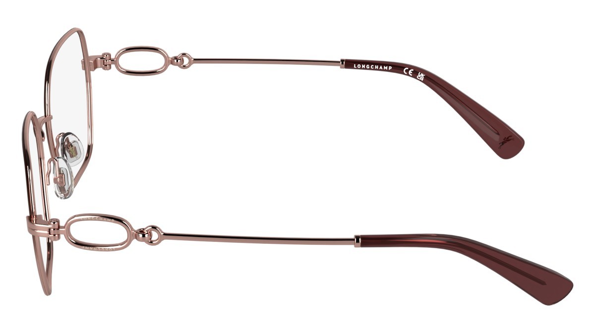 Eyeglasses Longchamp LO2184 (200) color gradient brown shape rectangle 