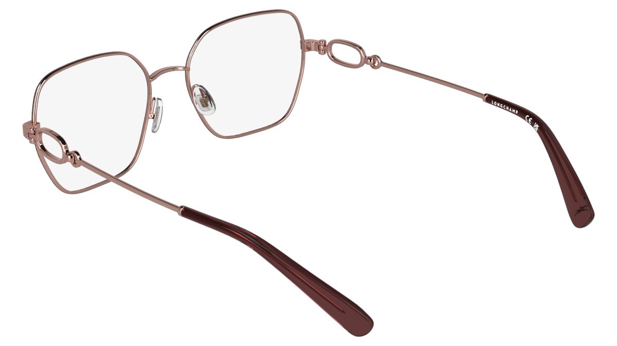 Eyeglasses Longchamp LO2184 (200) color gradient brown shape rectangle 