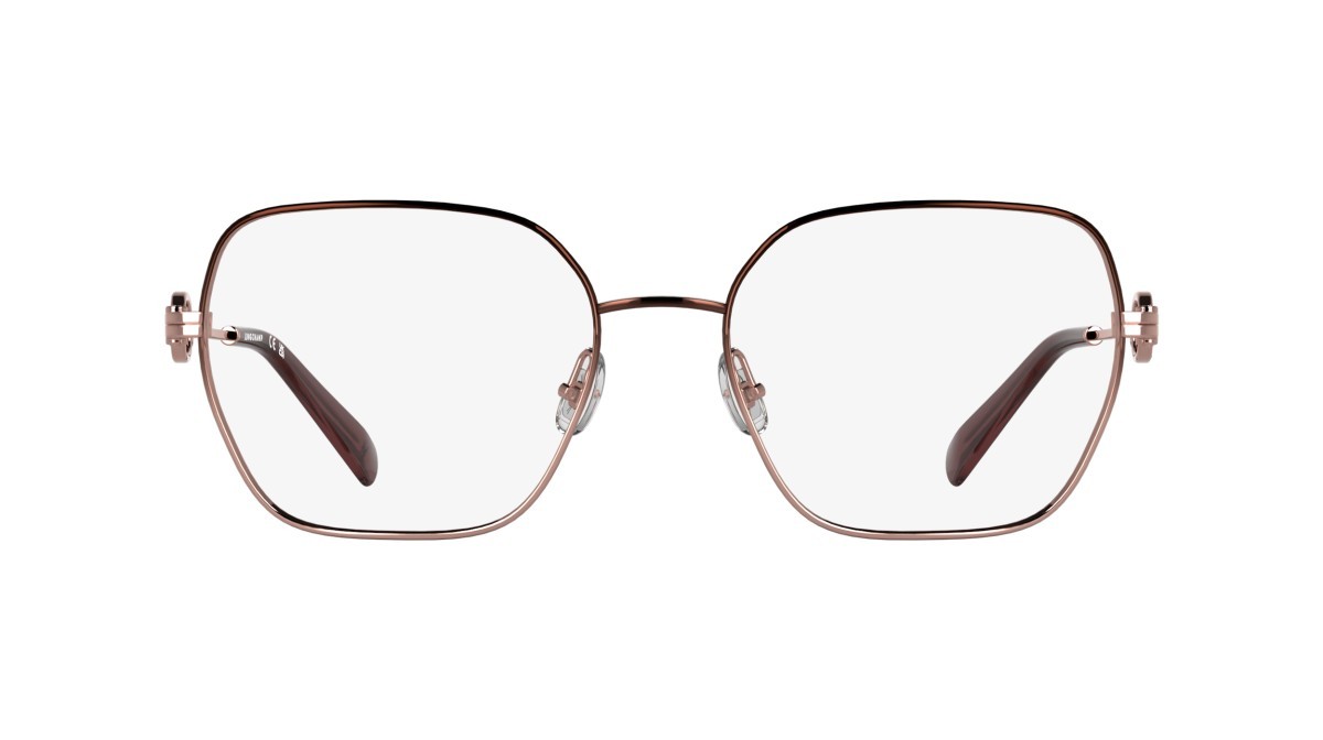 Eyeglasses Longchamp LO2184 (200) color gradient brown shape rectangle 