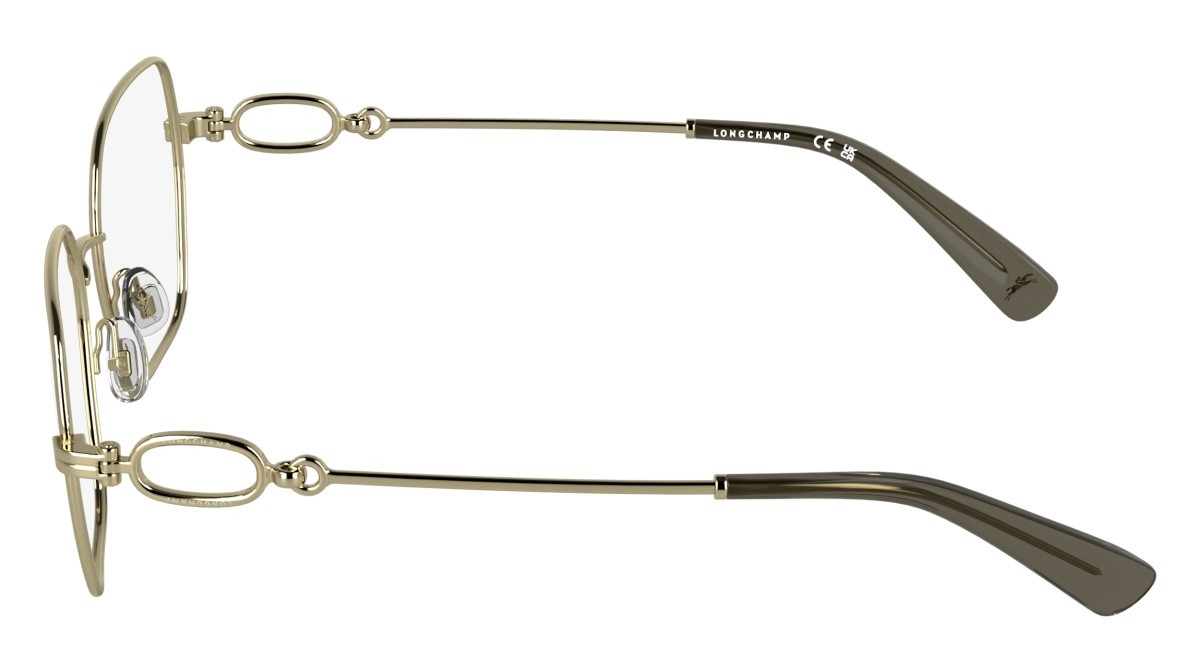 Eyeglasses Longchamp LO2184 (714) color gold shape rectangle 