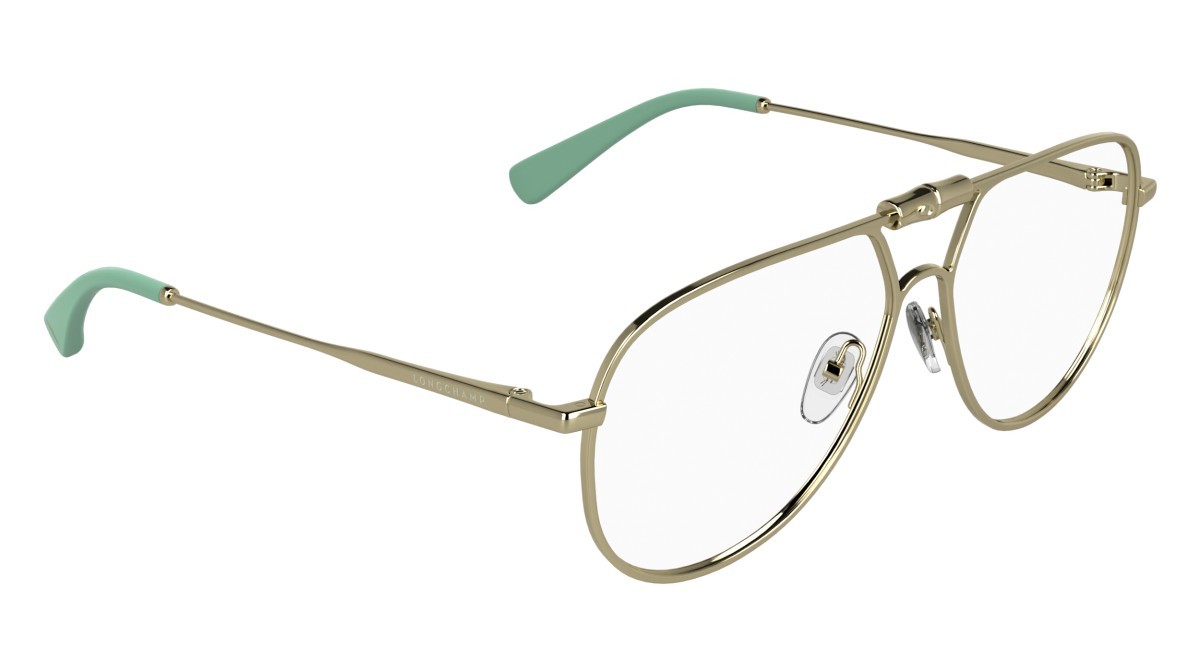 Occhiali da vista Longchamp LO2187 (714) colore gold forma aviator 