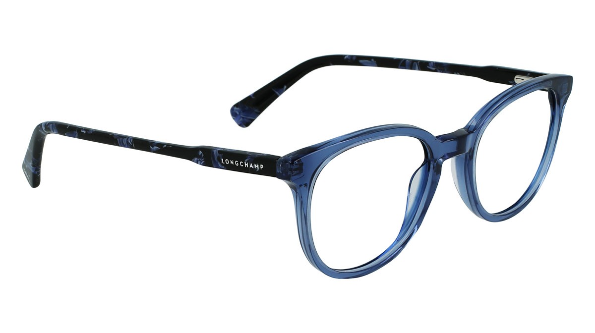 Occhiali da vista Longchamp LO2608 (424) colore blue forma rettangolare 