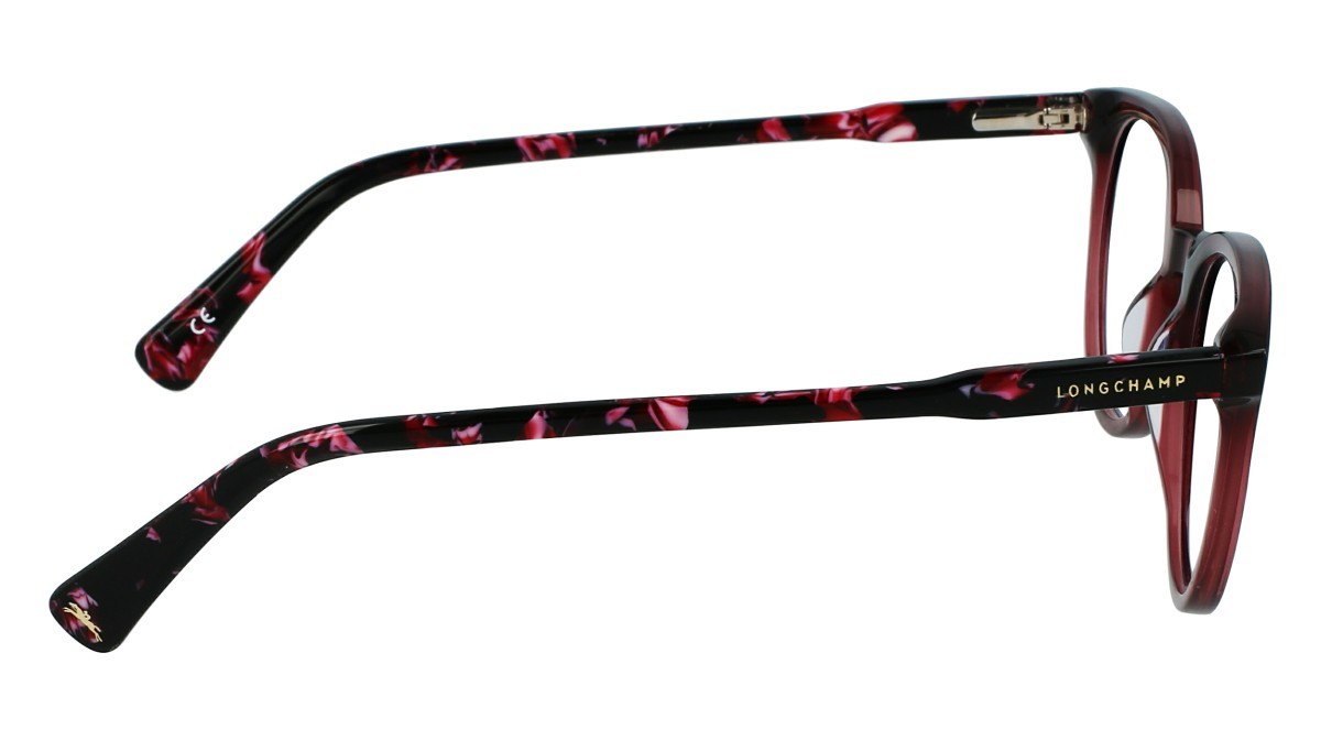 Occhiali da vista Longchamp LO2608 N (611) colore ruby forma rettangolare 