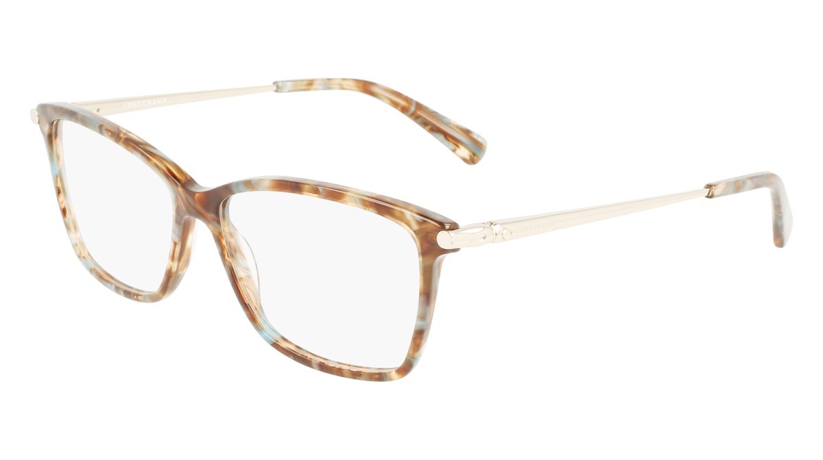 Occhiali da vista Longchamp LO2621 N (251) colore marble brown azure forma navigator 