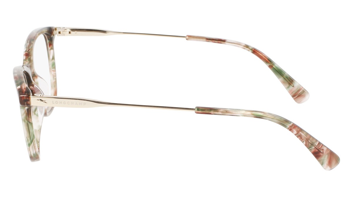 Eyeglasses Longchamp LO2683 (306) color textured green shape rectangle 