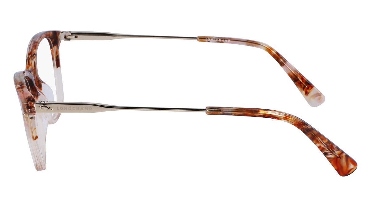 Occhiali da vista Longchamp LO2683 N (238) colore textured brown gradient forma rettangolare 