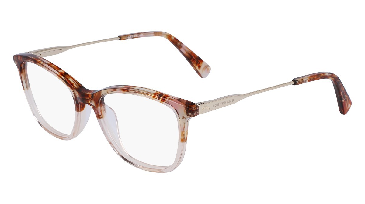 Occhiali da vista Longchamp LO2683 N (238) colore textured brown gradient forma rettangolare 