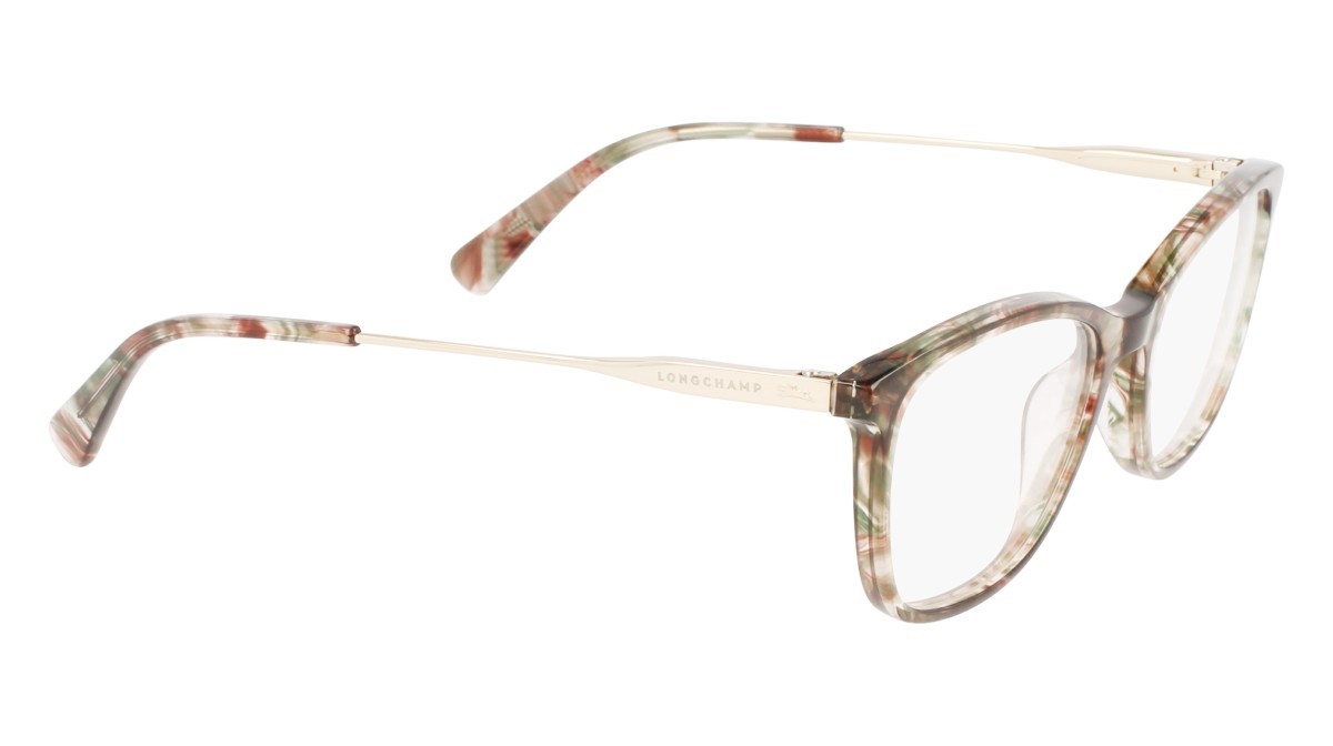 Eyeglasses Longchamp LO2683 N (306) color textured green shape rectangle 