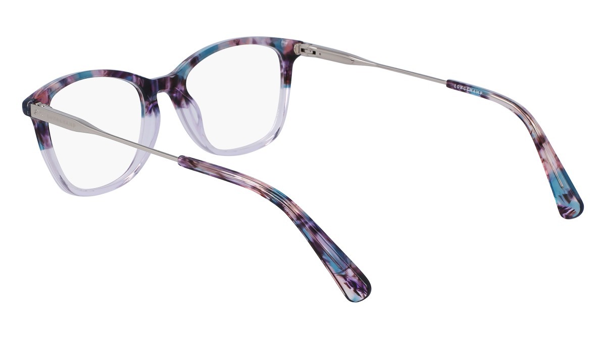 Eyeglasses Longchamp LO2683 N (427) color textured petrol gradient shape rectangle 