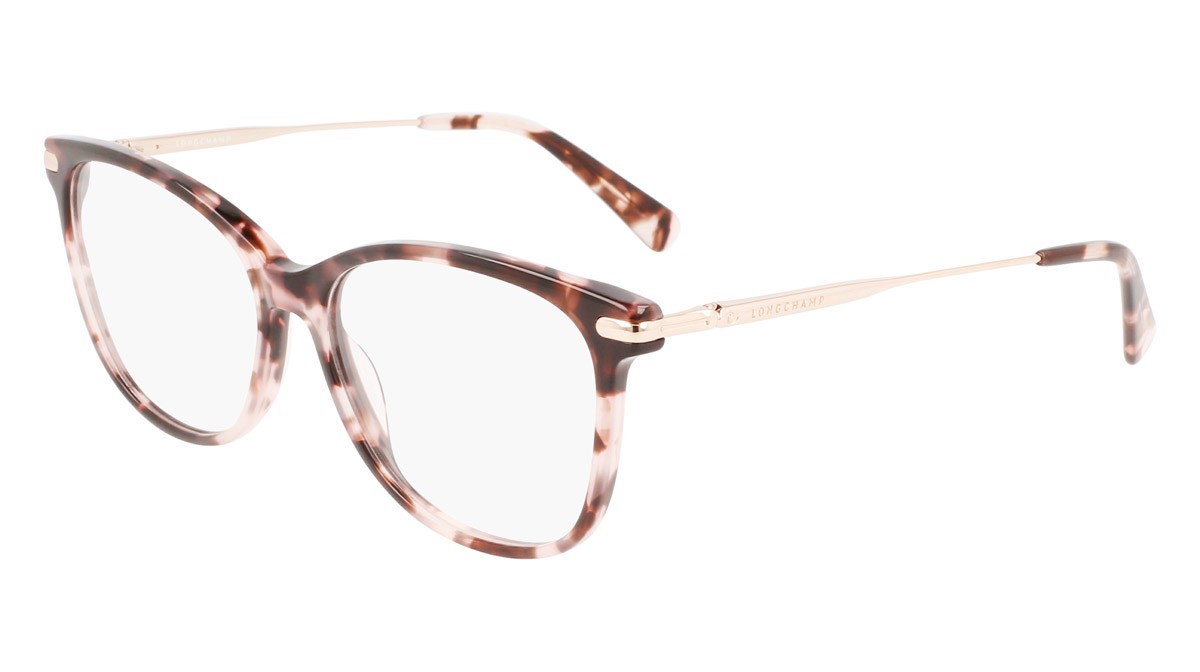 Occhiali da vista Longchamp LO2691 (690) colore rose havana forma rettangolare 