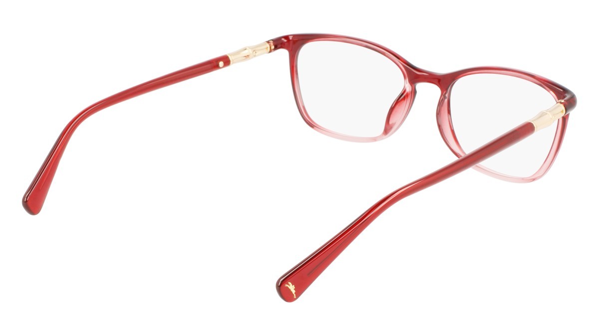 Eyeglasses Longchamp LO2695 N (603) color gradient burgudy pink shape rectangle 