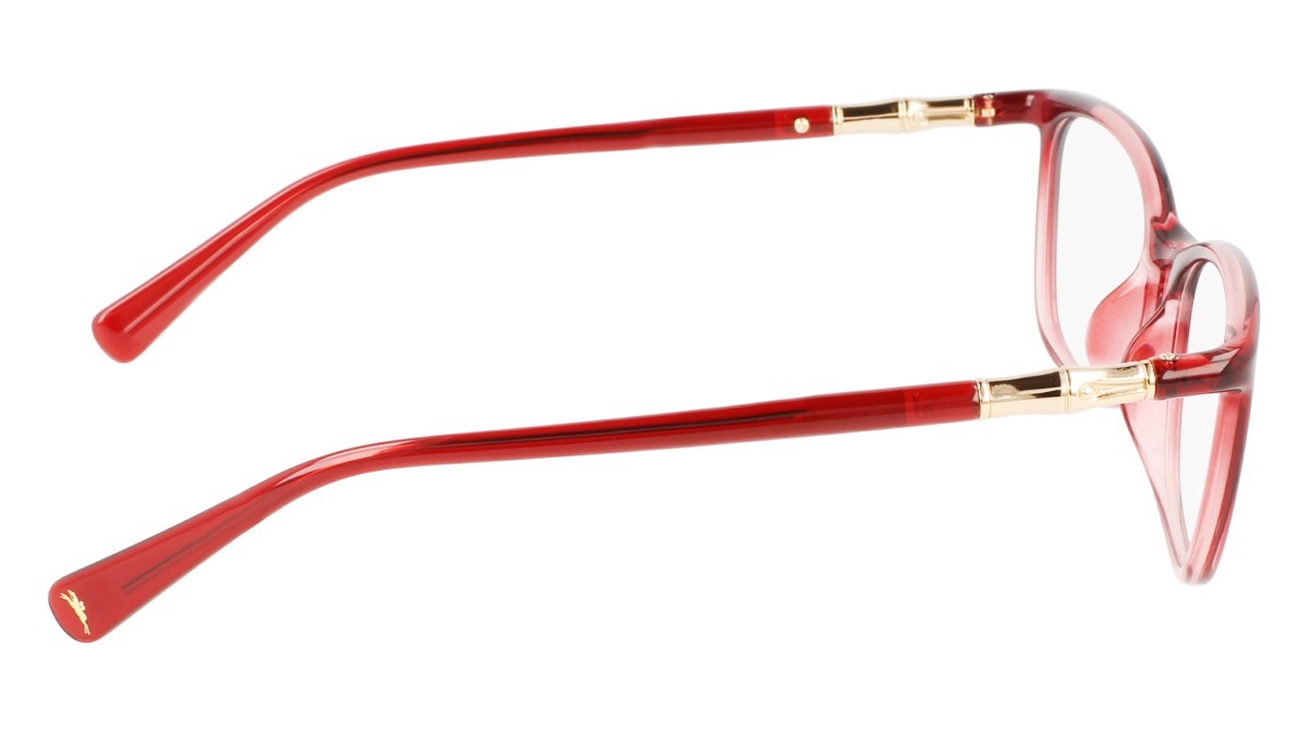 Eyeglasses Longchamp LO2695 N (603) color gradient burgudy pink shape rectangle 