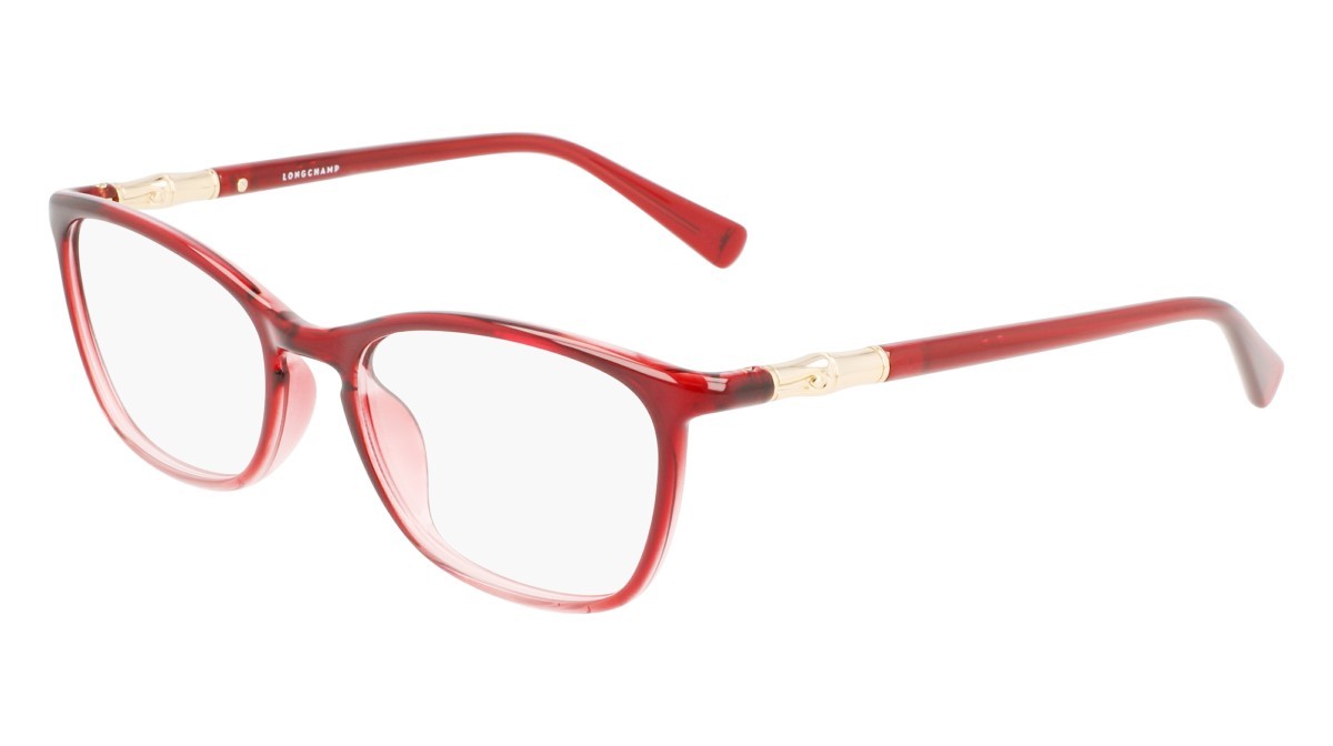 Eyeglasses Longchamp LO2695 N (603) color gradient burgudy pink shape rectangle 
