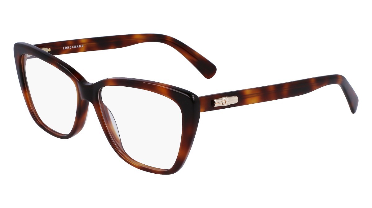 Brillen Longchamp LO2705 (230) farbe havana form cat-eye 