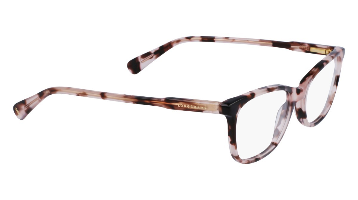 Occhiali da vista Longchamp LO2708 N (690) colore rose havana forma rettangolare 