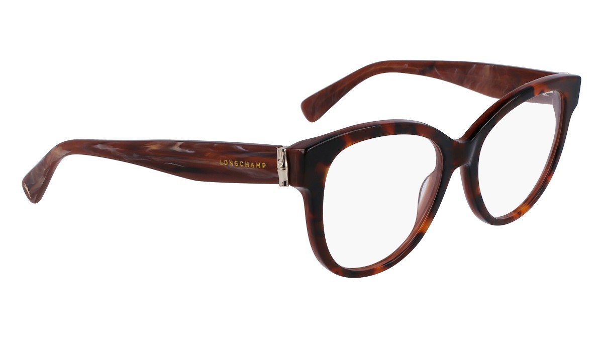 Brillen Longchamp LO2714 (230) farbe havana form pantos 
