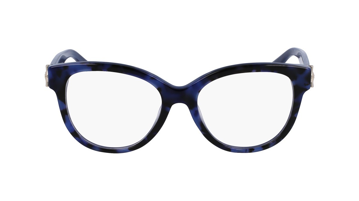 Brillen Longchamp LO2714 (430) farbe blue havana form pantos 