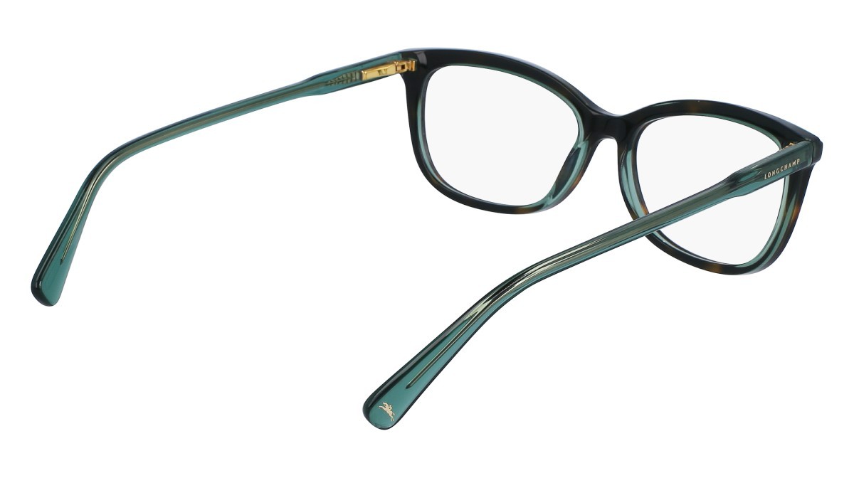 Brillen Longchamp LO2718 (215) farbe havana/green form rechteckig 