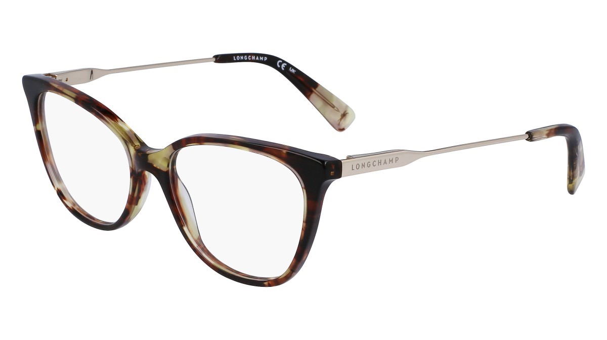 Brillen Longchamp LO2719 (205) farbe green havana form pantos 