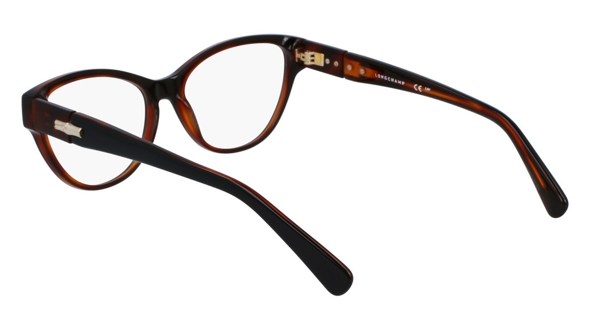 Brillen Longchamp LO2721 (011) farbe black/honey form pantos 