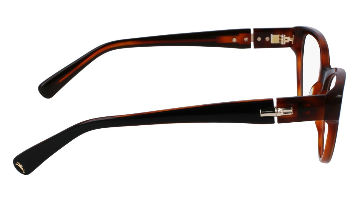Brillen Longchamp LO2721 (011) farbe black/honey form pantos 