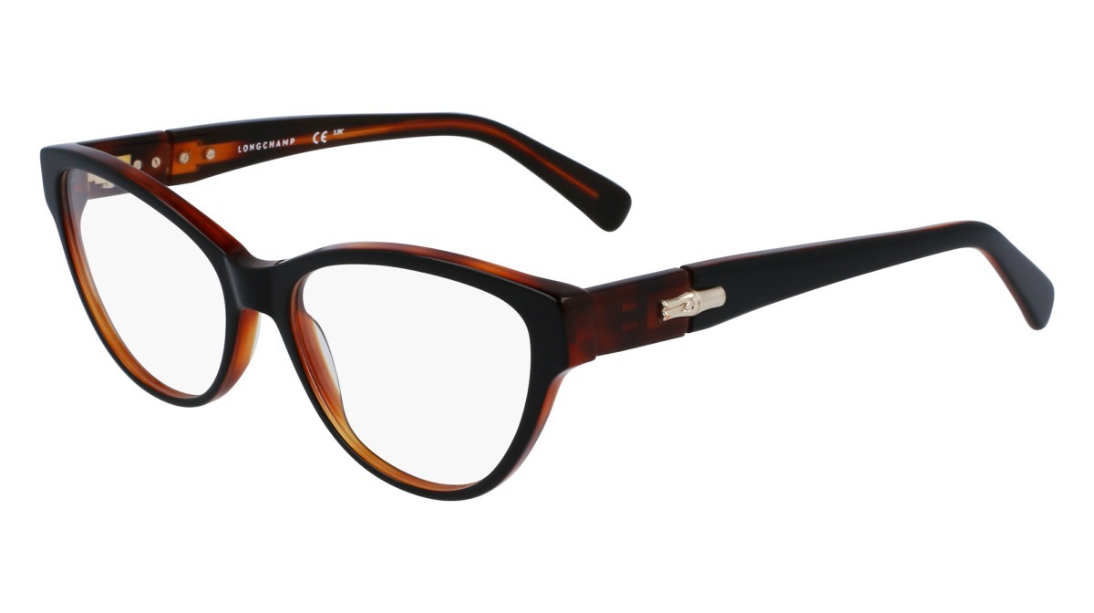 Brillen Longchamp LO2721 (011) farbe black/honey form pantos 